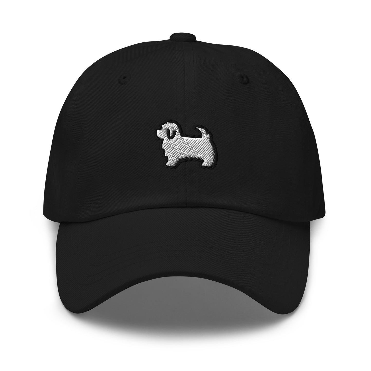 Maltese Dog Embroidered Baseball Cap