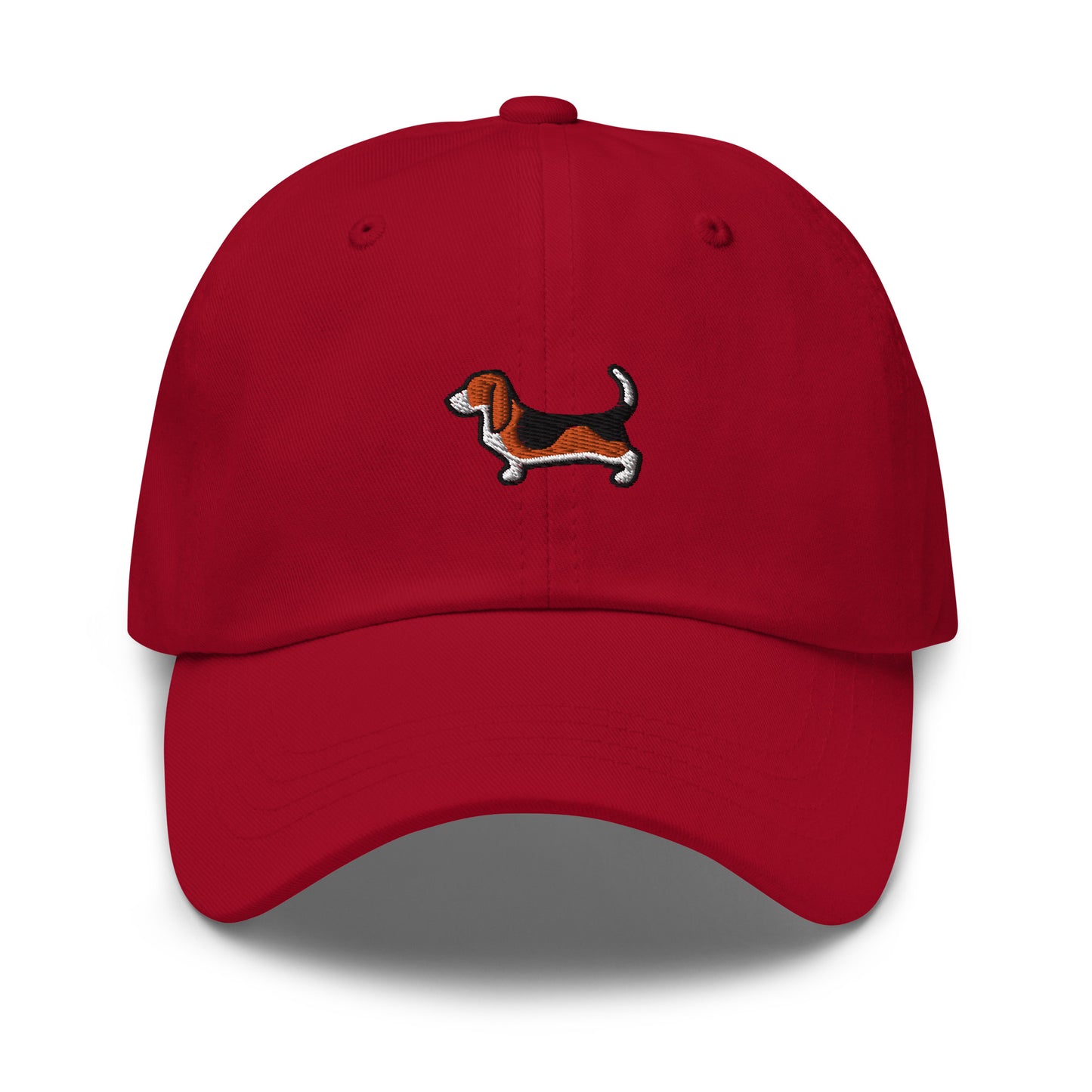 Basset Hound Dog Embroidered Baseball Cap