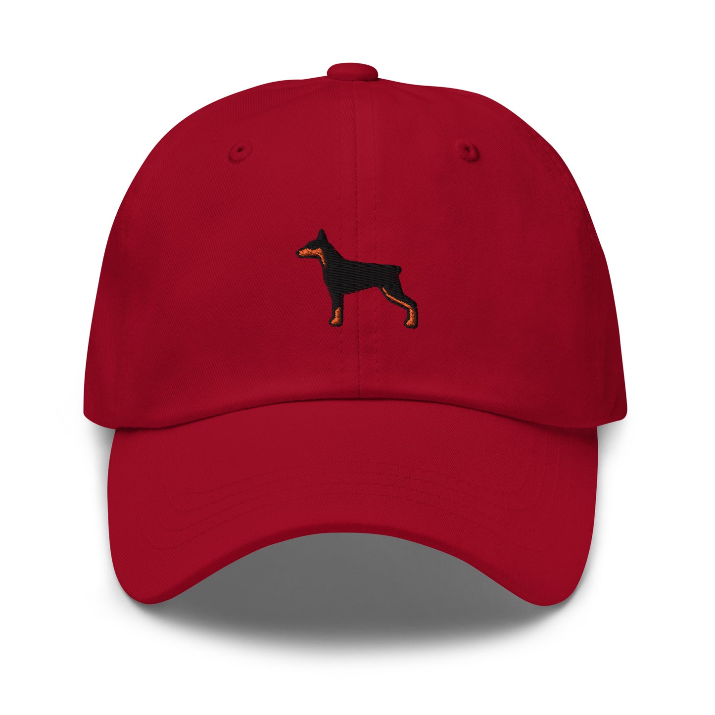 Doberman Dog Embroidered Baseball Cap
