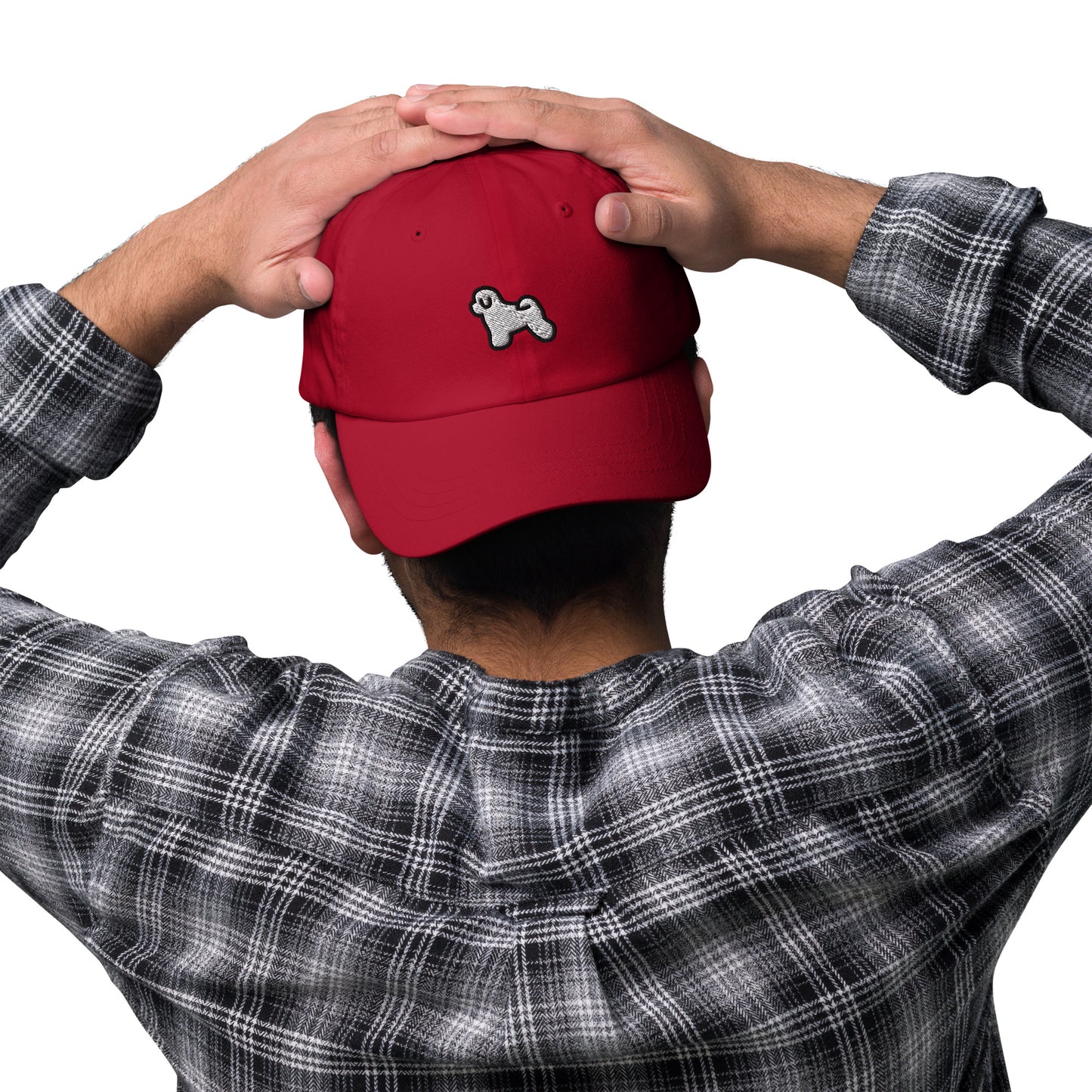 Bichon Frise Dog Embroidered Baseball Cap