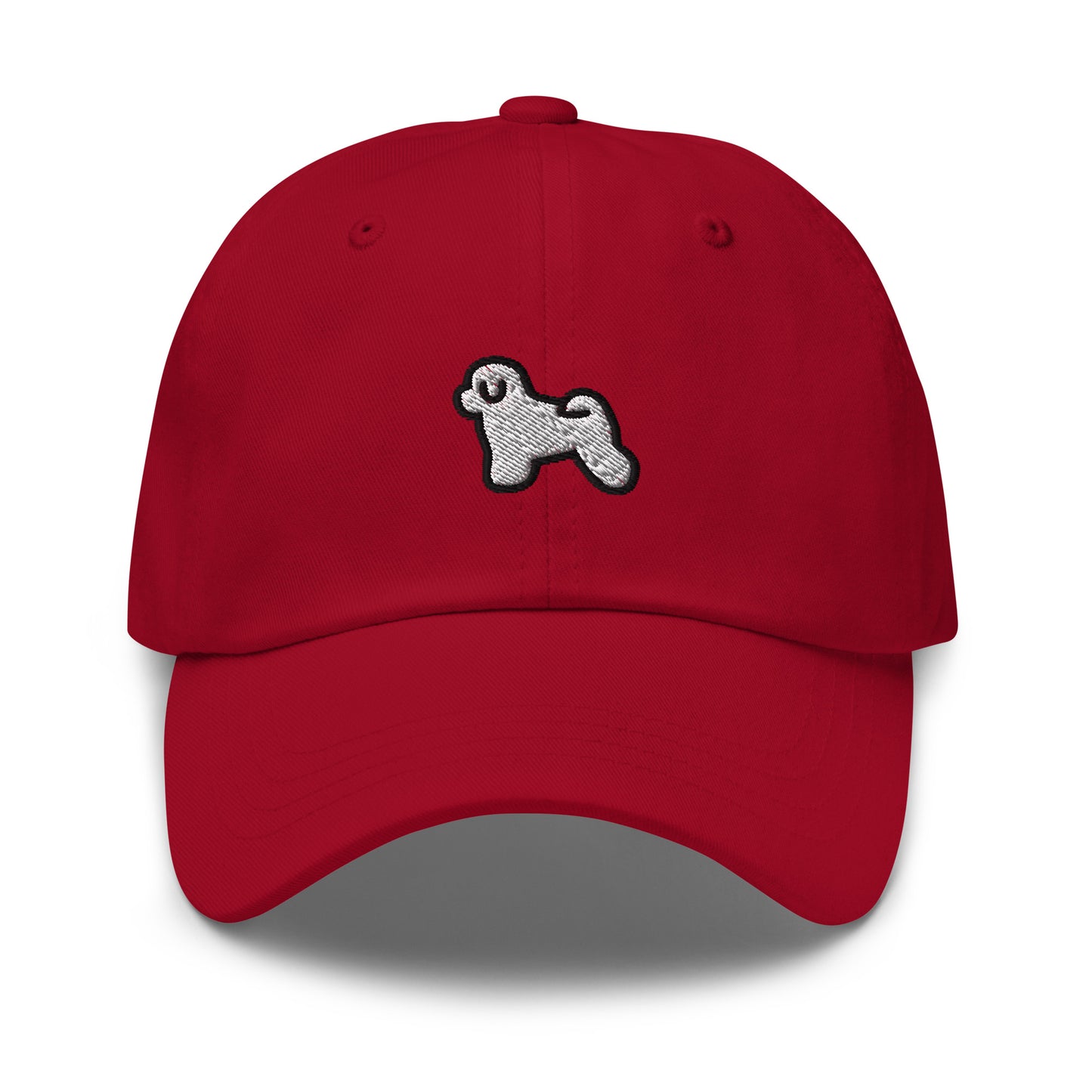 Bichon Frise Dog Embroidered Baseball Cap