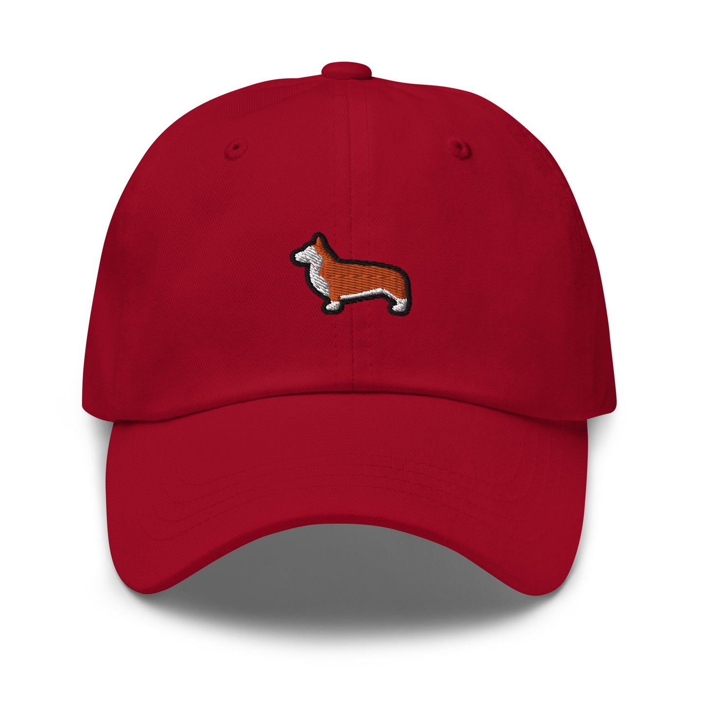 Corgi Dog Embroidered Baseball Cap
