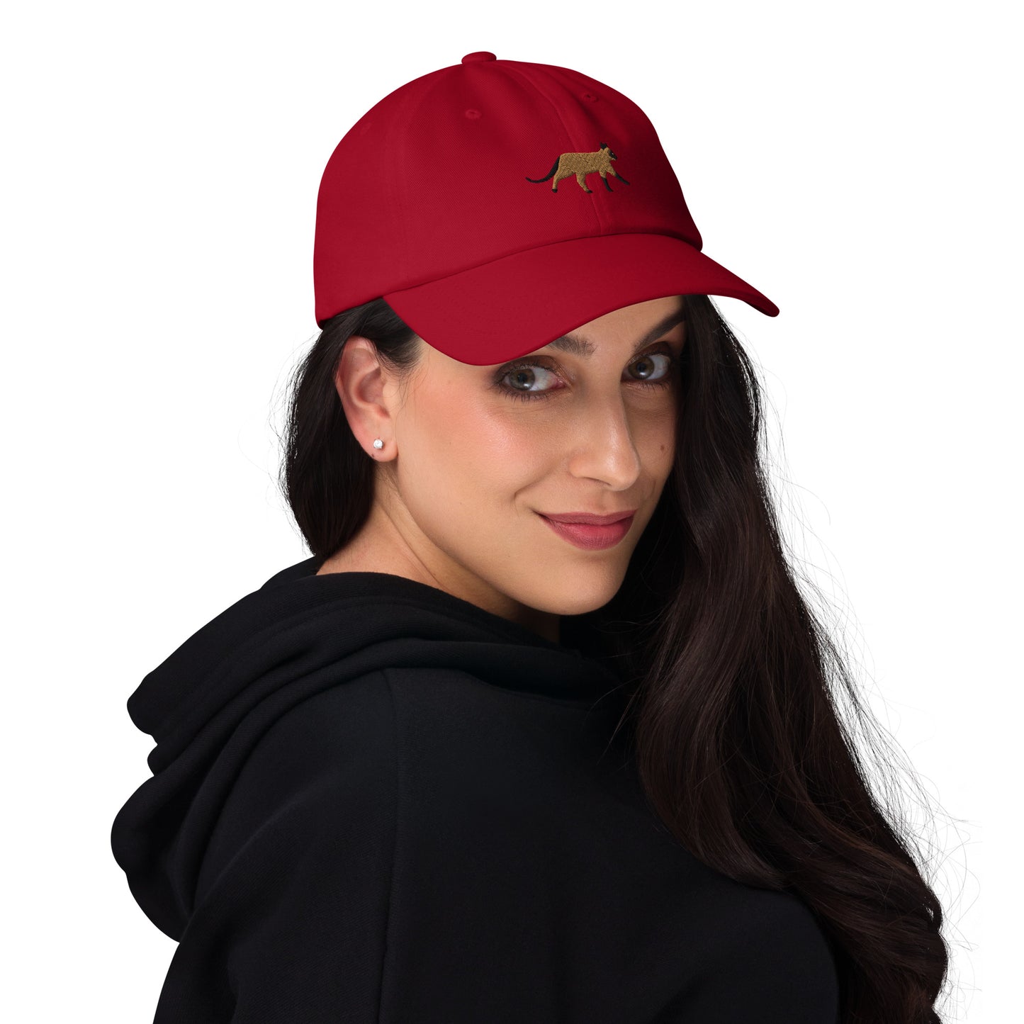 Siamese Cat Embroidered Baseball Cap