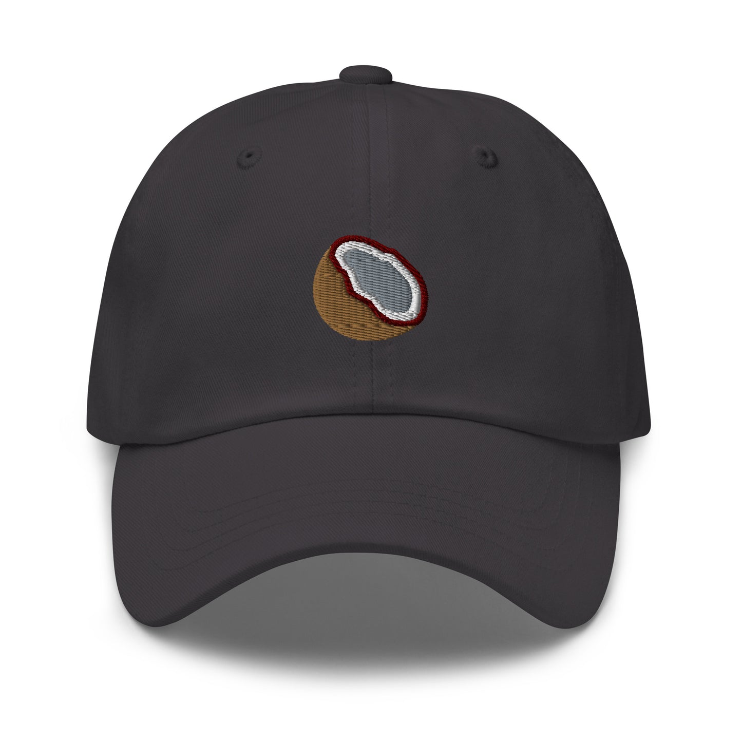 Coconut Embroidered Baseball Cap