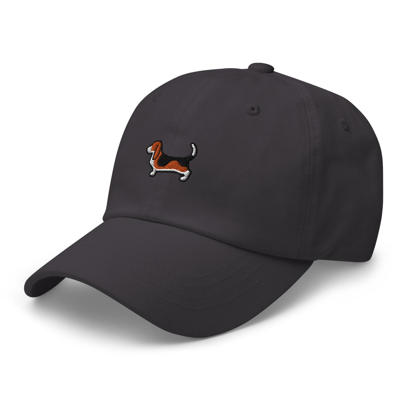 Basset Hound Dog Embroidered Baseball Cap