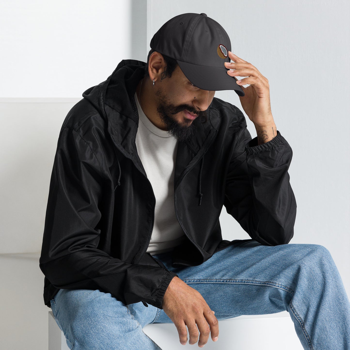 Coconut Embroidered Baseball Cap