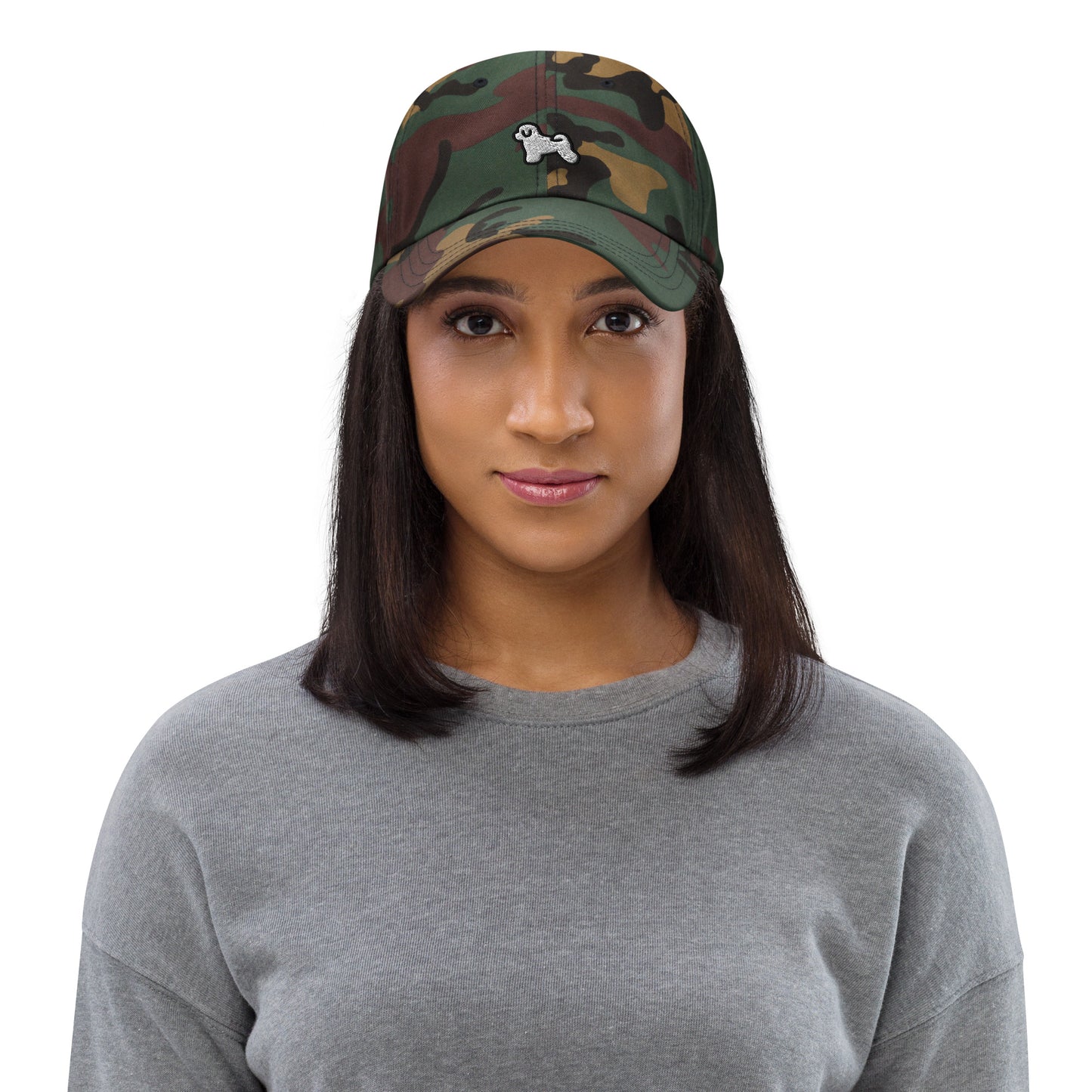 Bichon Frise Dog Embroidered Baseball Cap