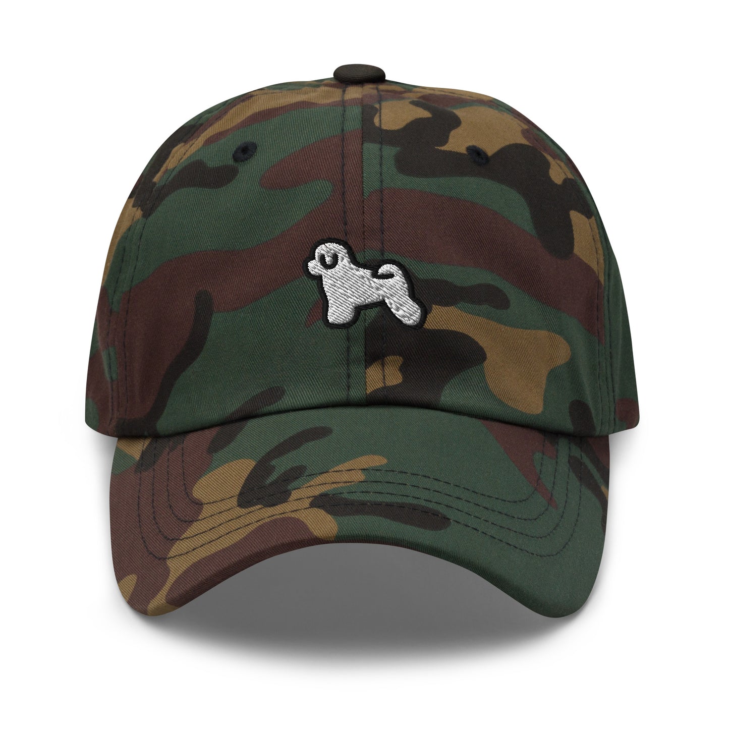 Bichon Frise Dog Embroidered Baseball Cap