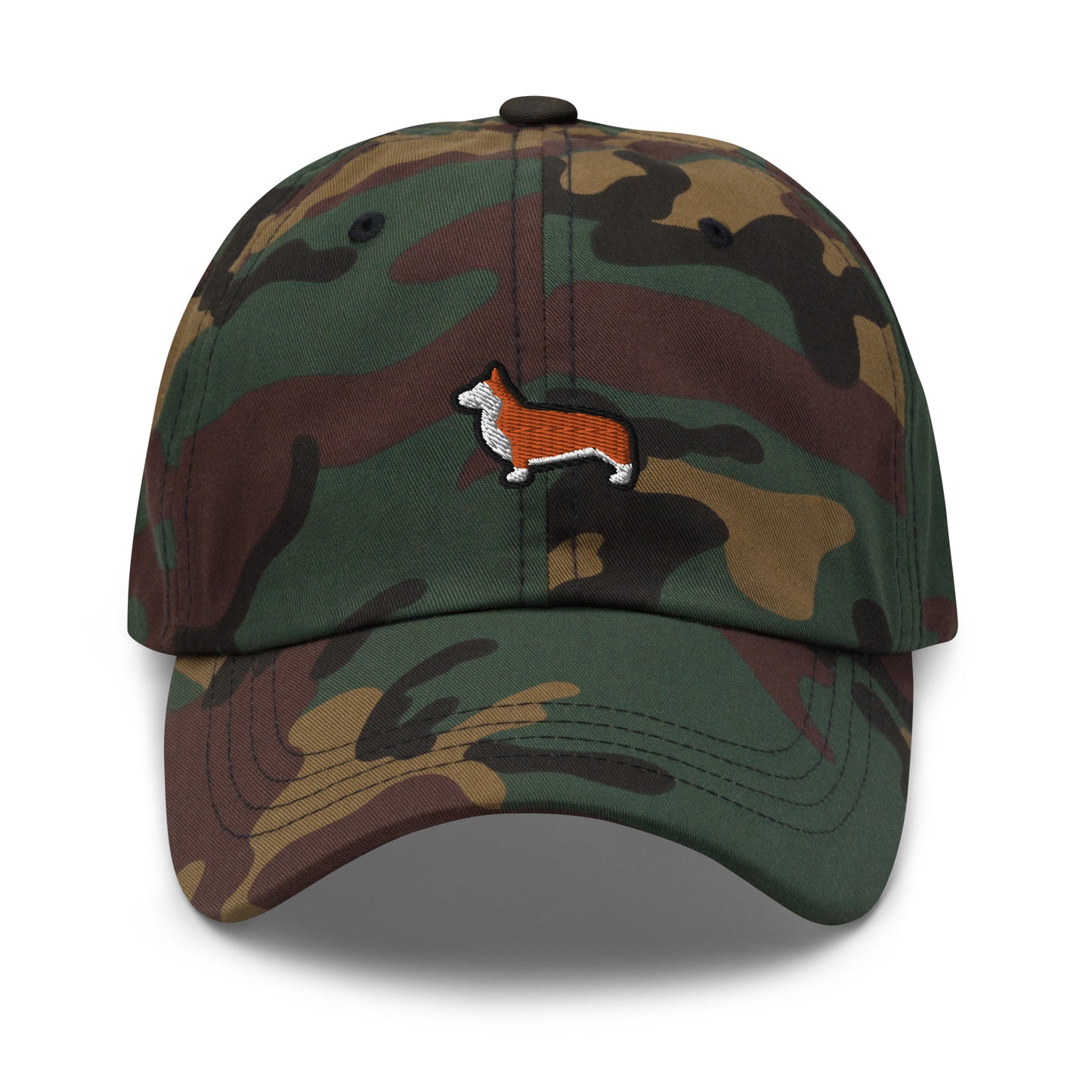 Corgi Dog Embroidered Baseball Cap