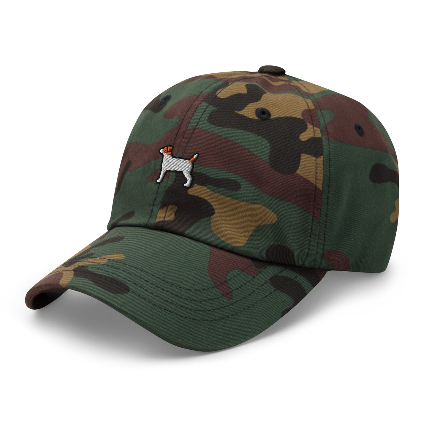 Jack Russell Terrier Dog Embroidered Baseball Cap