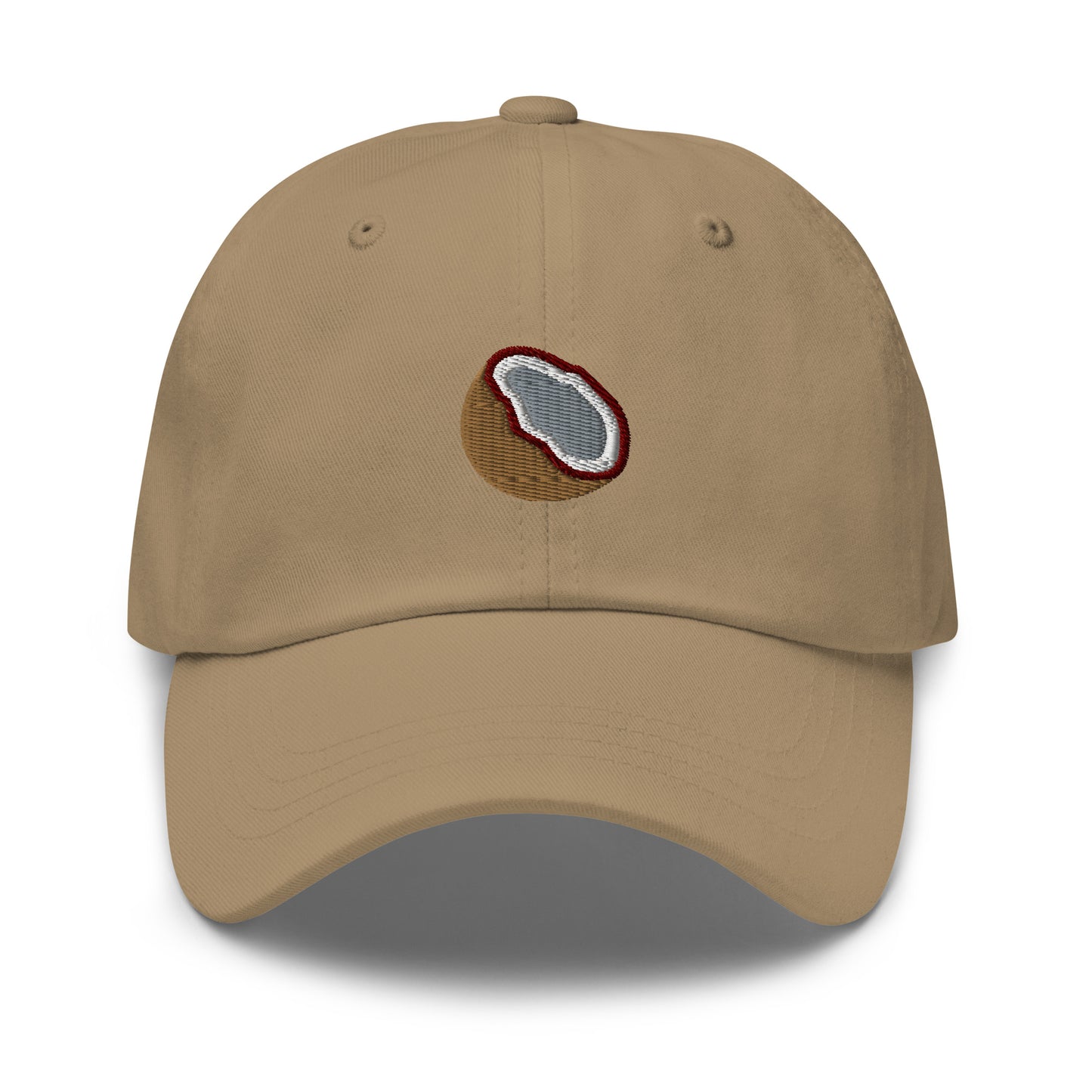 Coconut Embroidered Baseball Cap
