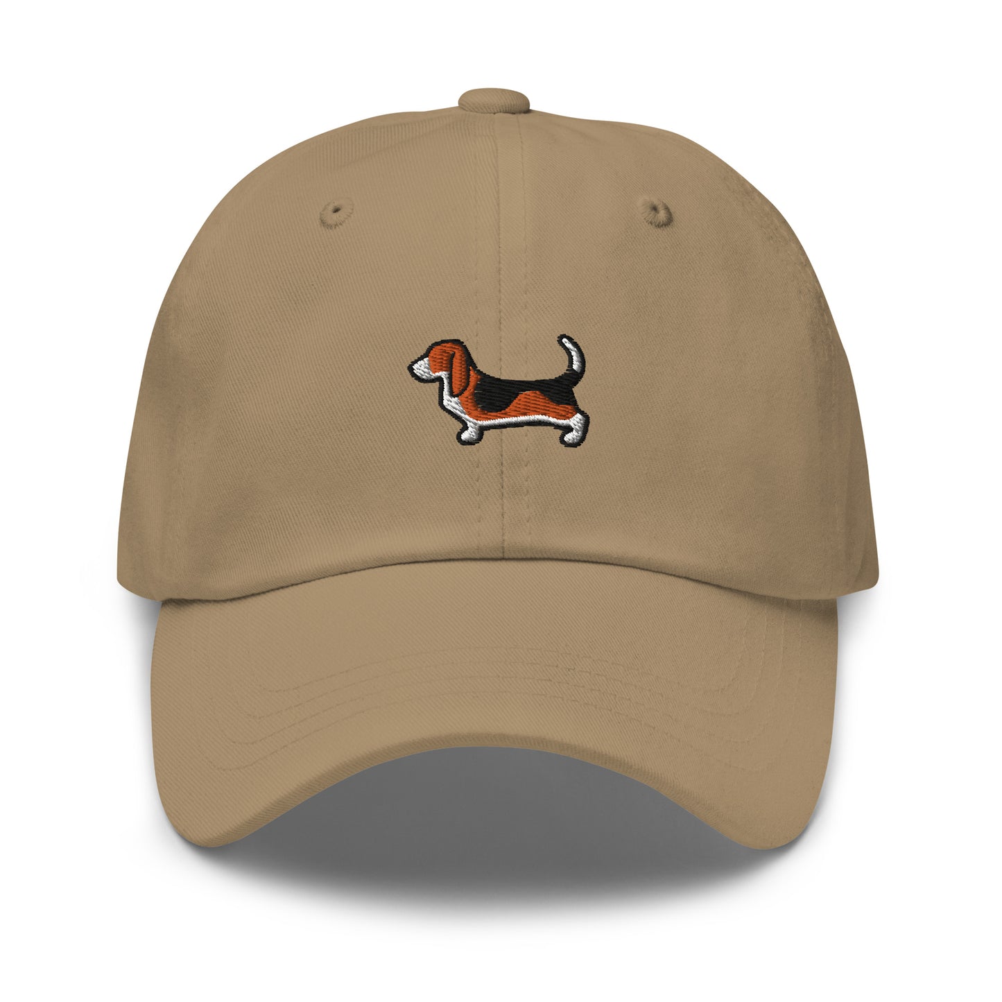 Basset Hound Dog Embroidered Baseball Cap