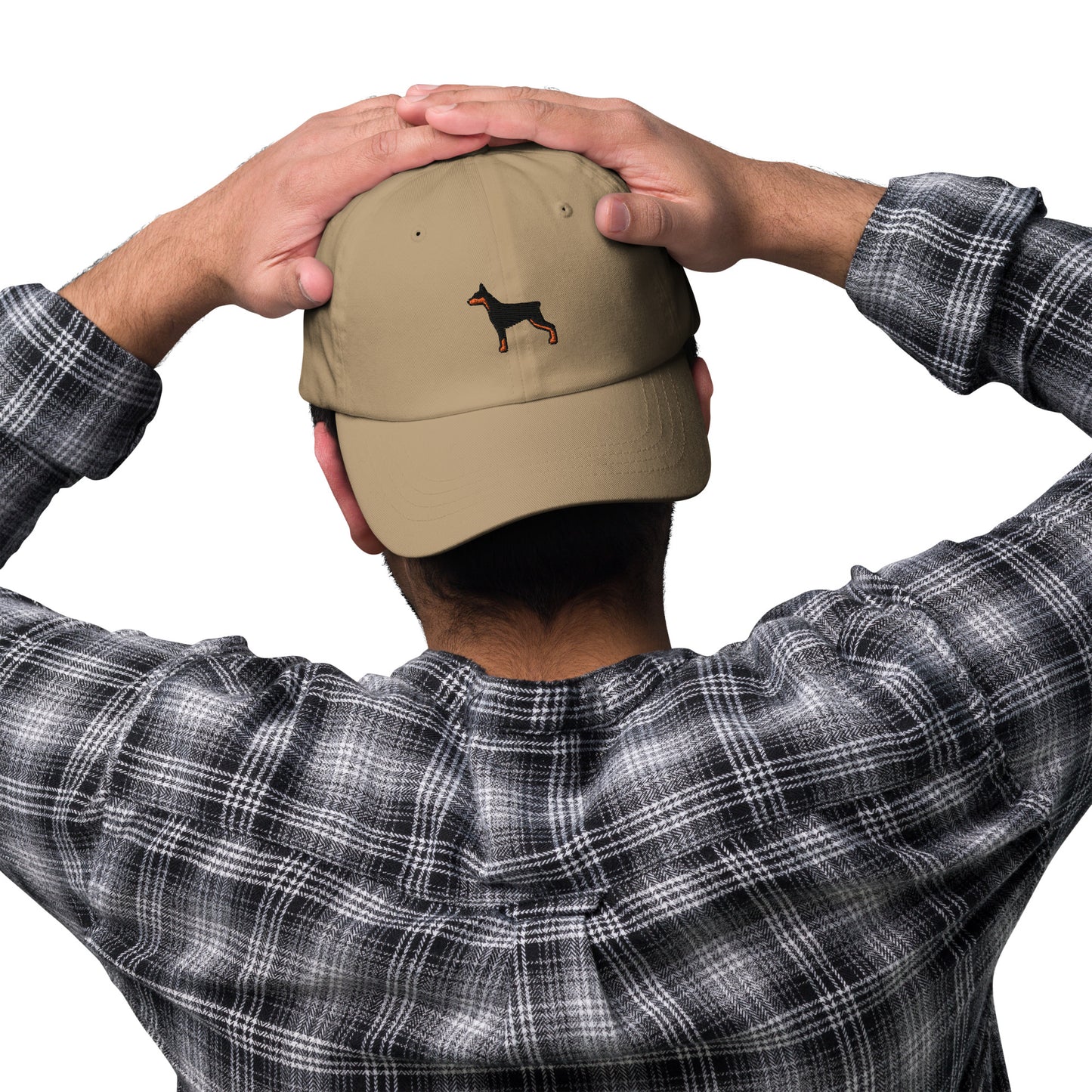 Doberman Dog Embroidered Baseball Cap