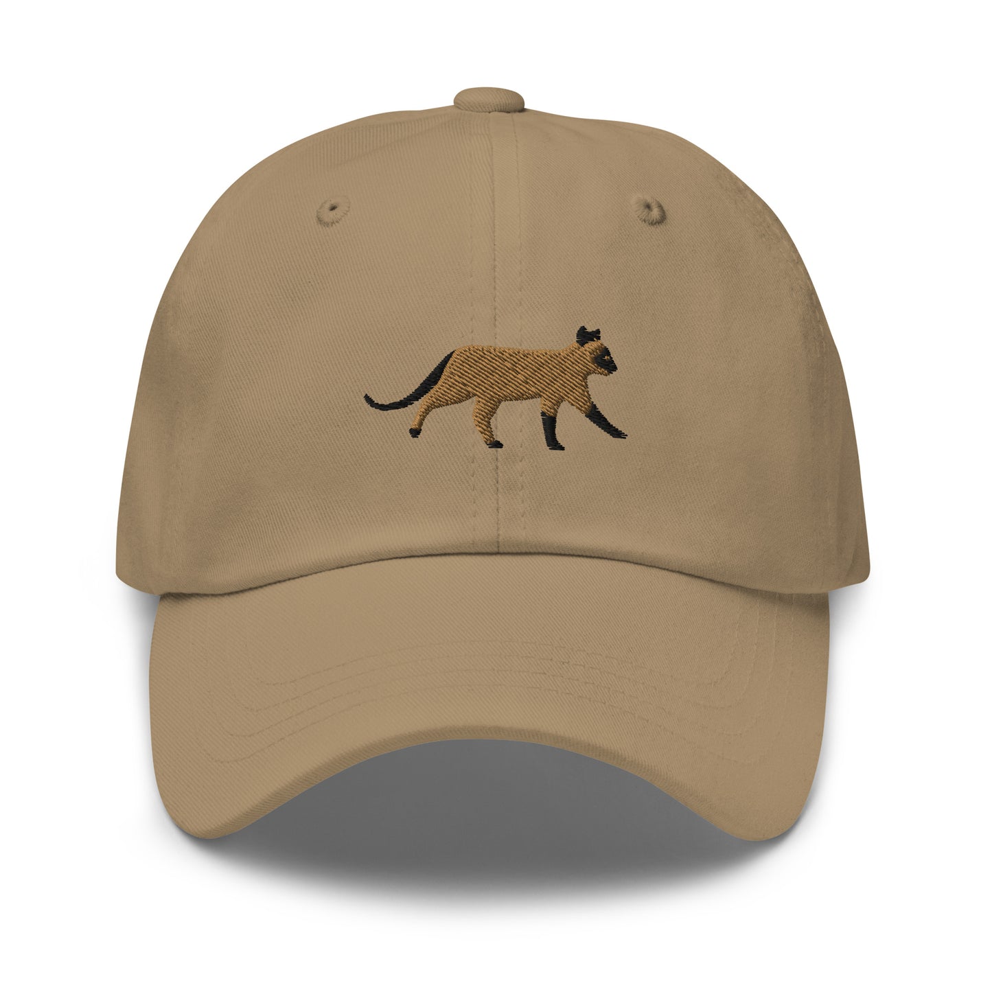 Siamese Cat Embroidered Baseball Cap