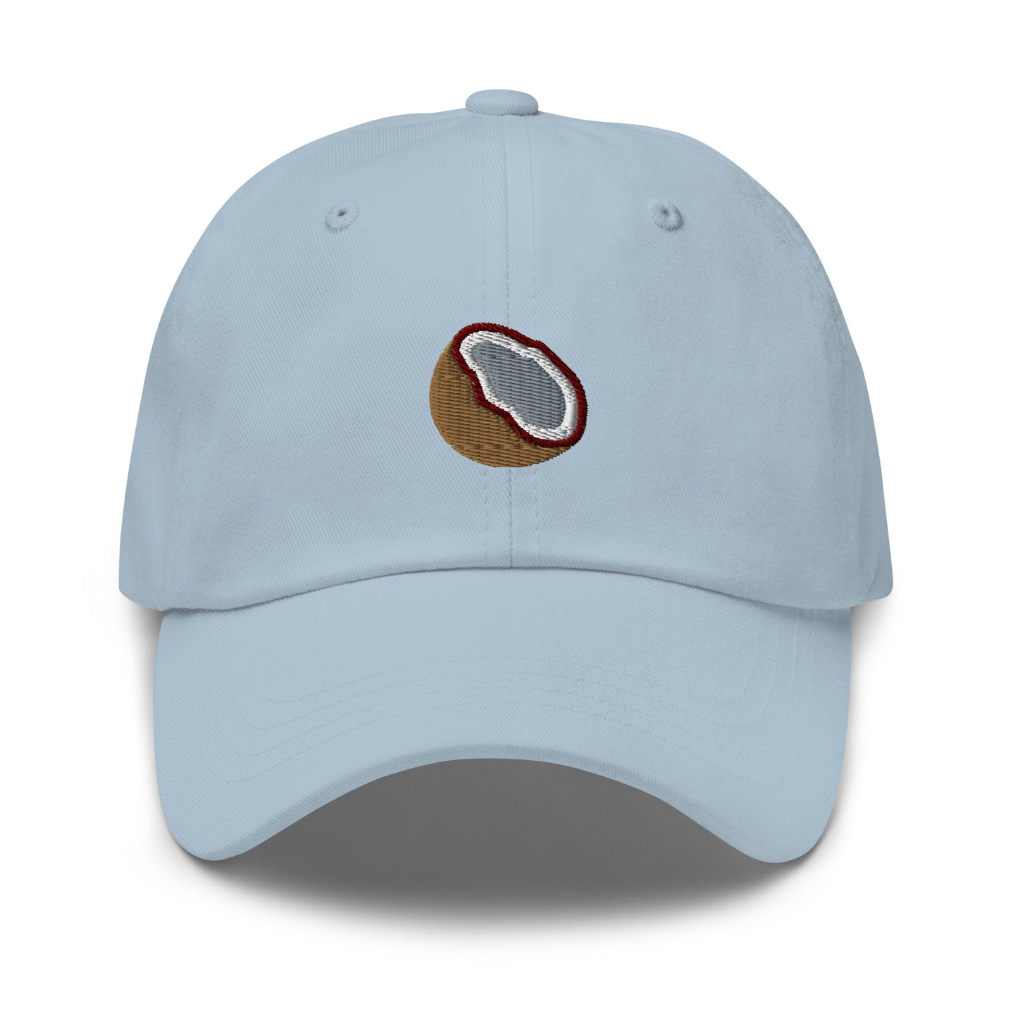 Coconut Embroidered Baseball Cap