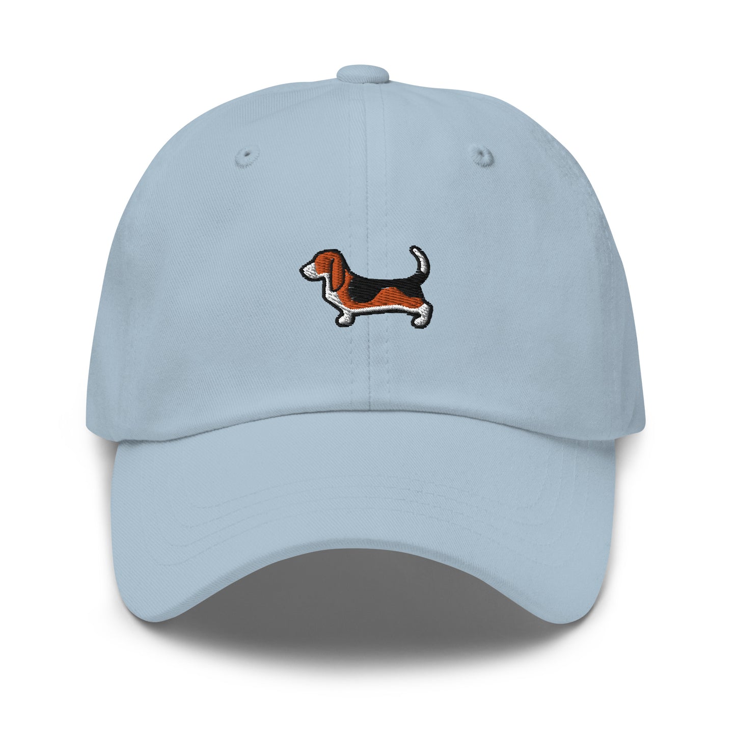 Basset Hound Dog Embroidered Baseball Cap