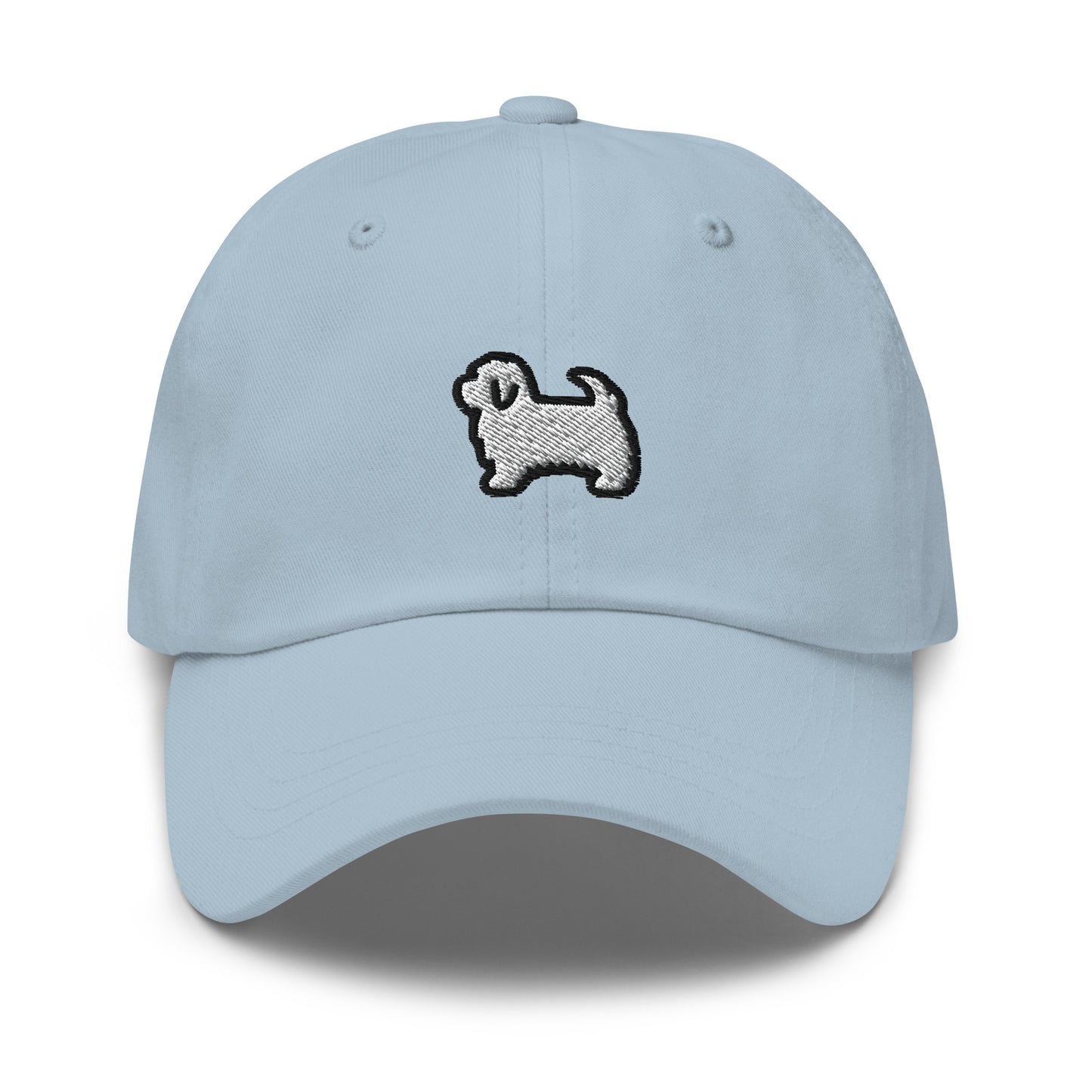 Maltese Dog Embroidered Baseball Cap