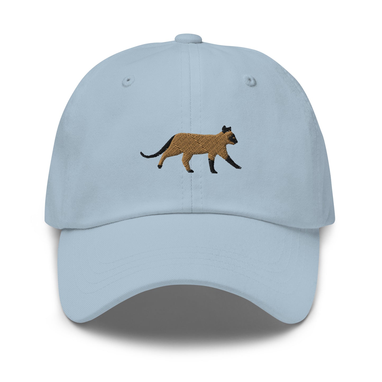 Siamese Cat Embroidered Baseball Cap