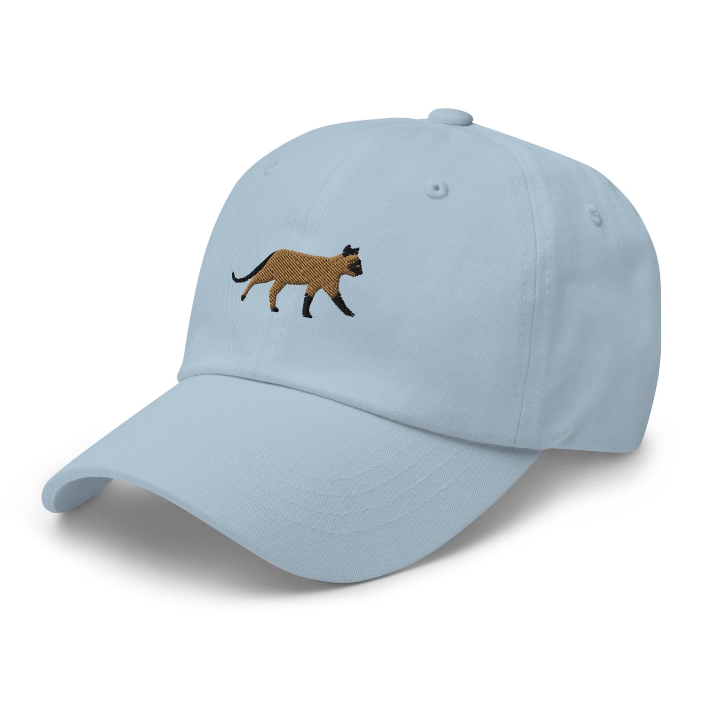 Siamese Cat Embroidered Baseball Cap