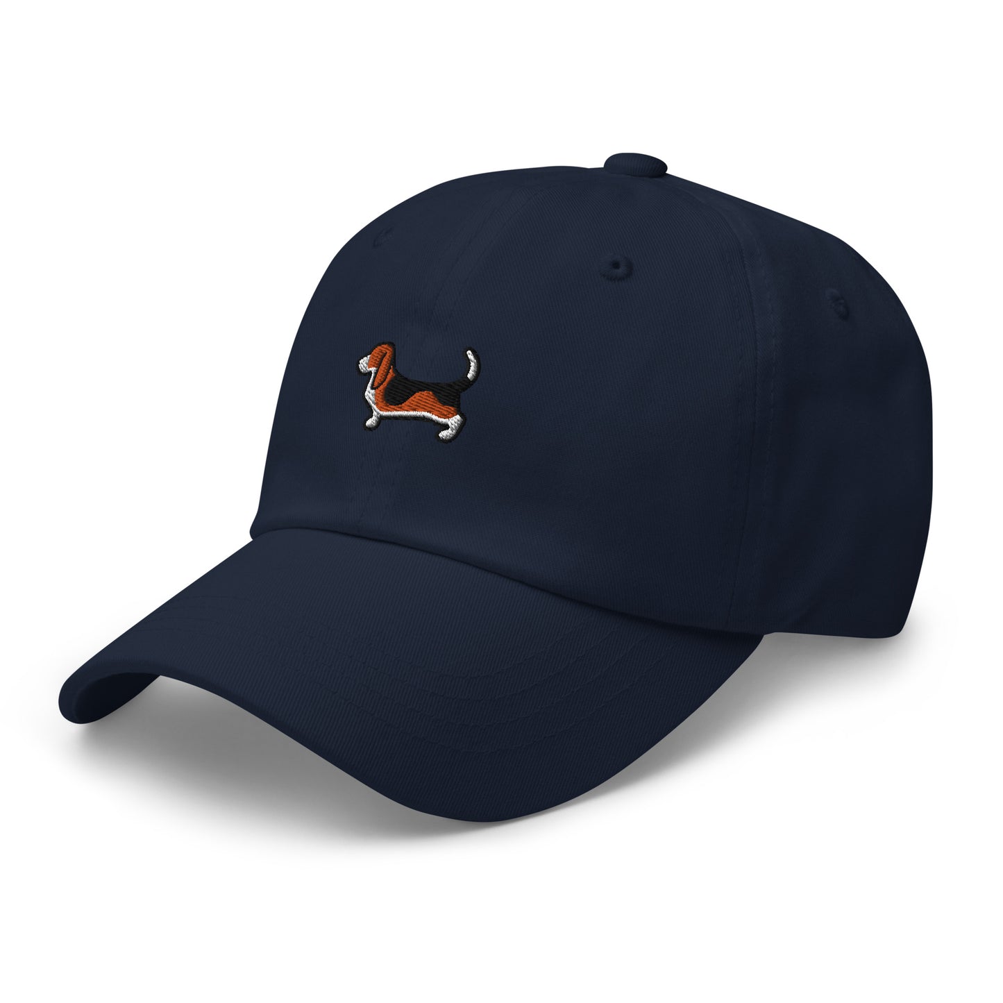 Basset Hound Dog Embroidered Baseball Cap