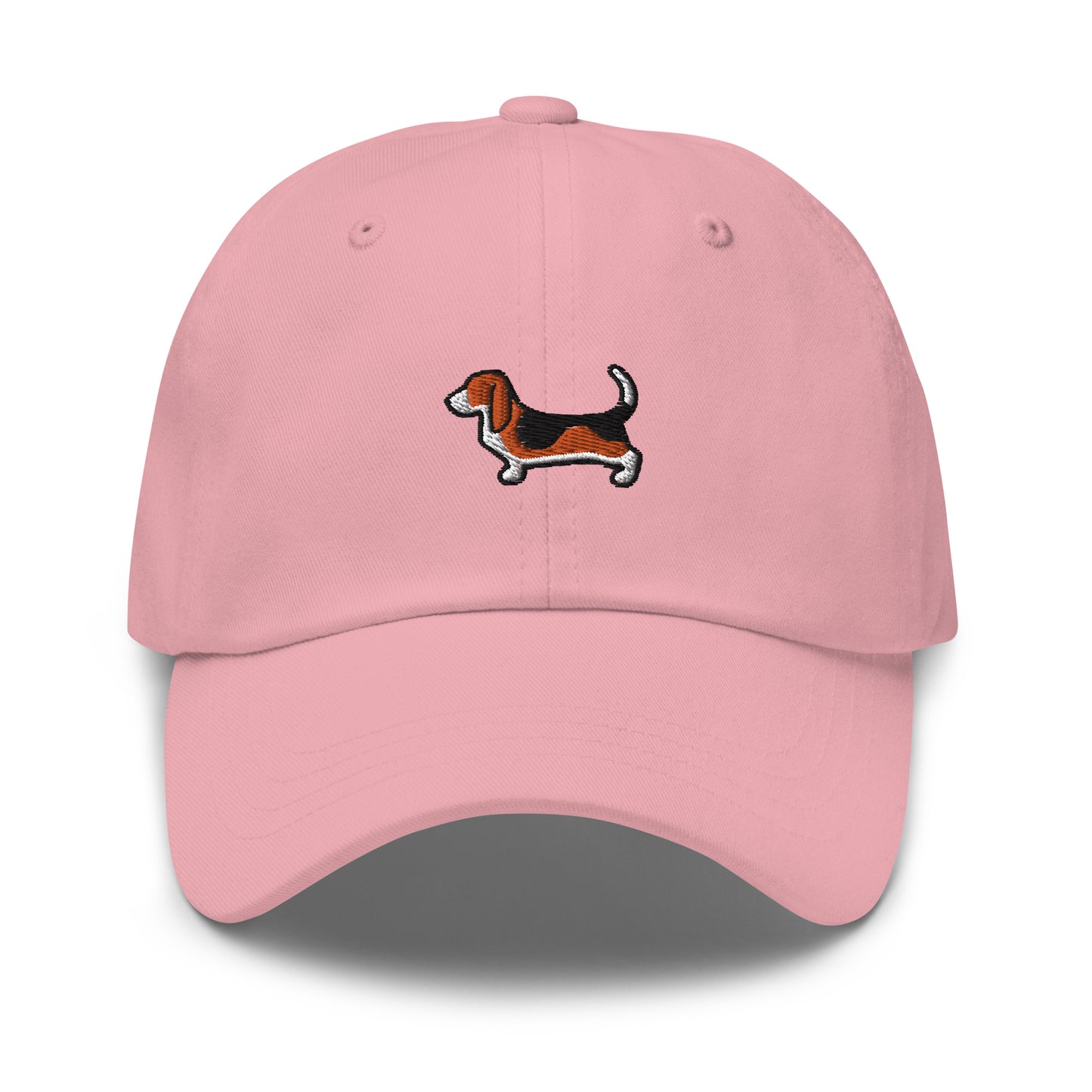 Basset Hound Dog Embroidered Baseball Cap
