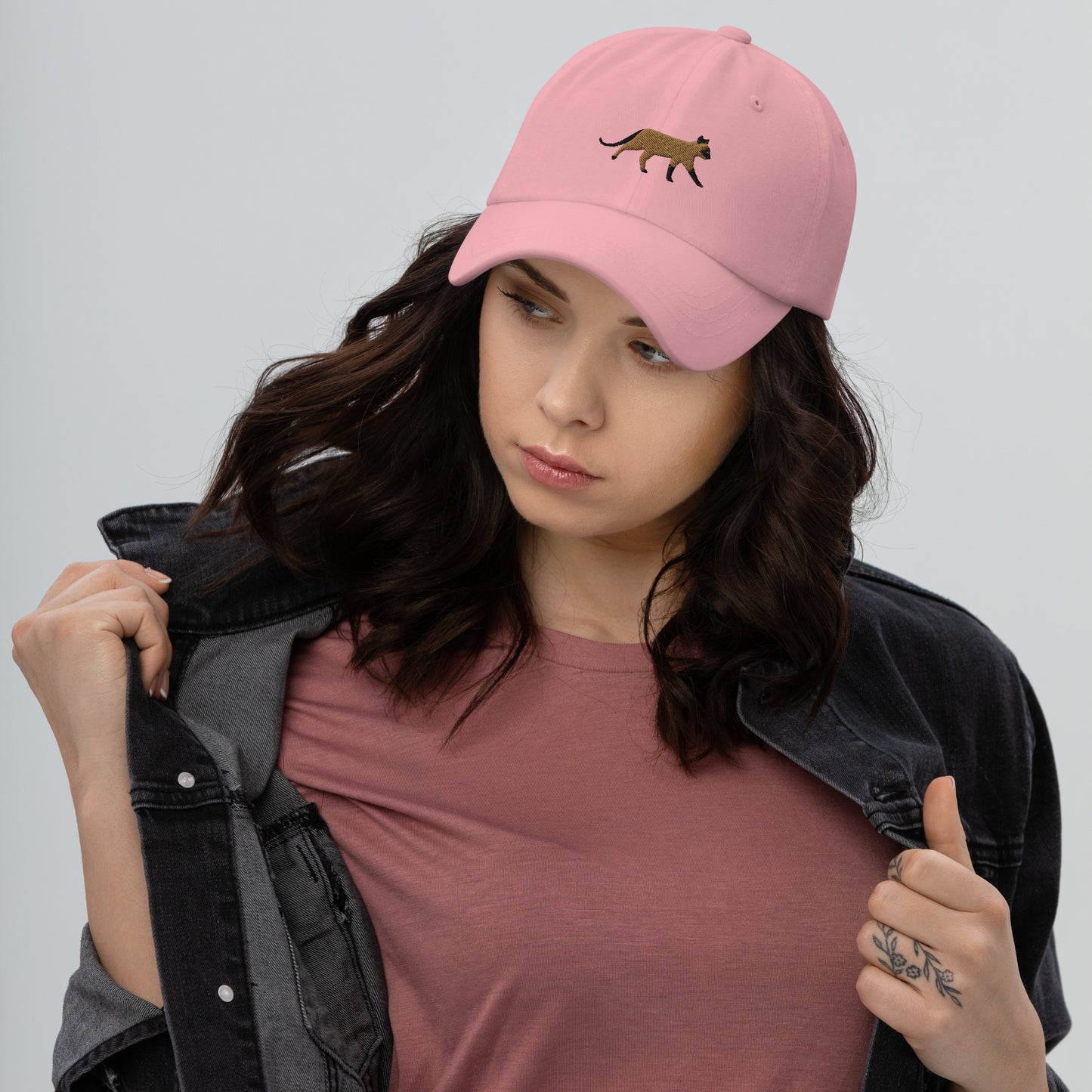Siamese Cat Embroidered Baseball Cap