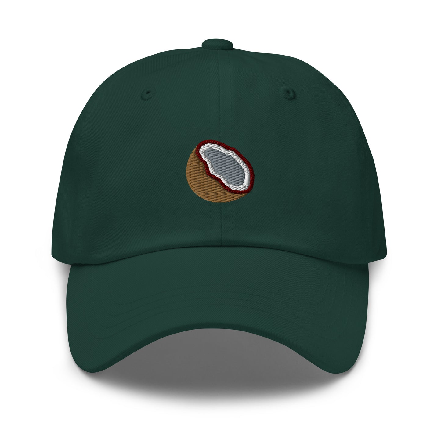 Coconut Embroidered Baseball Cap