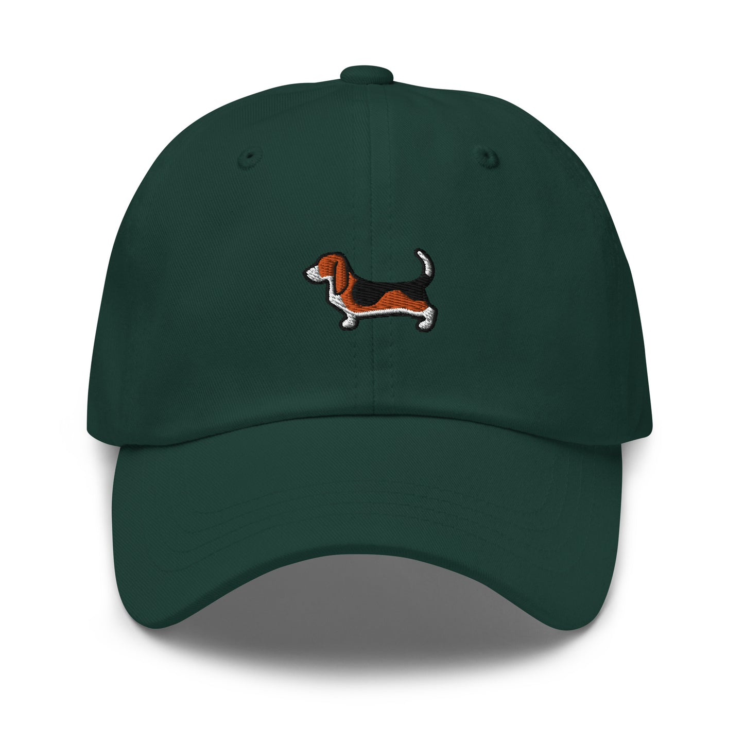 Basset Hound Dog Embroidered Baseball Cap