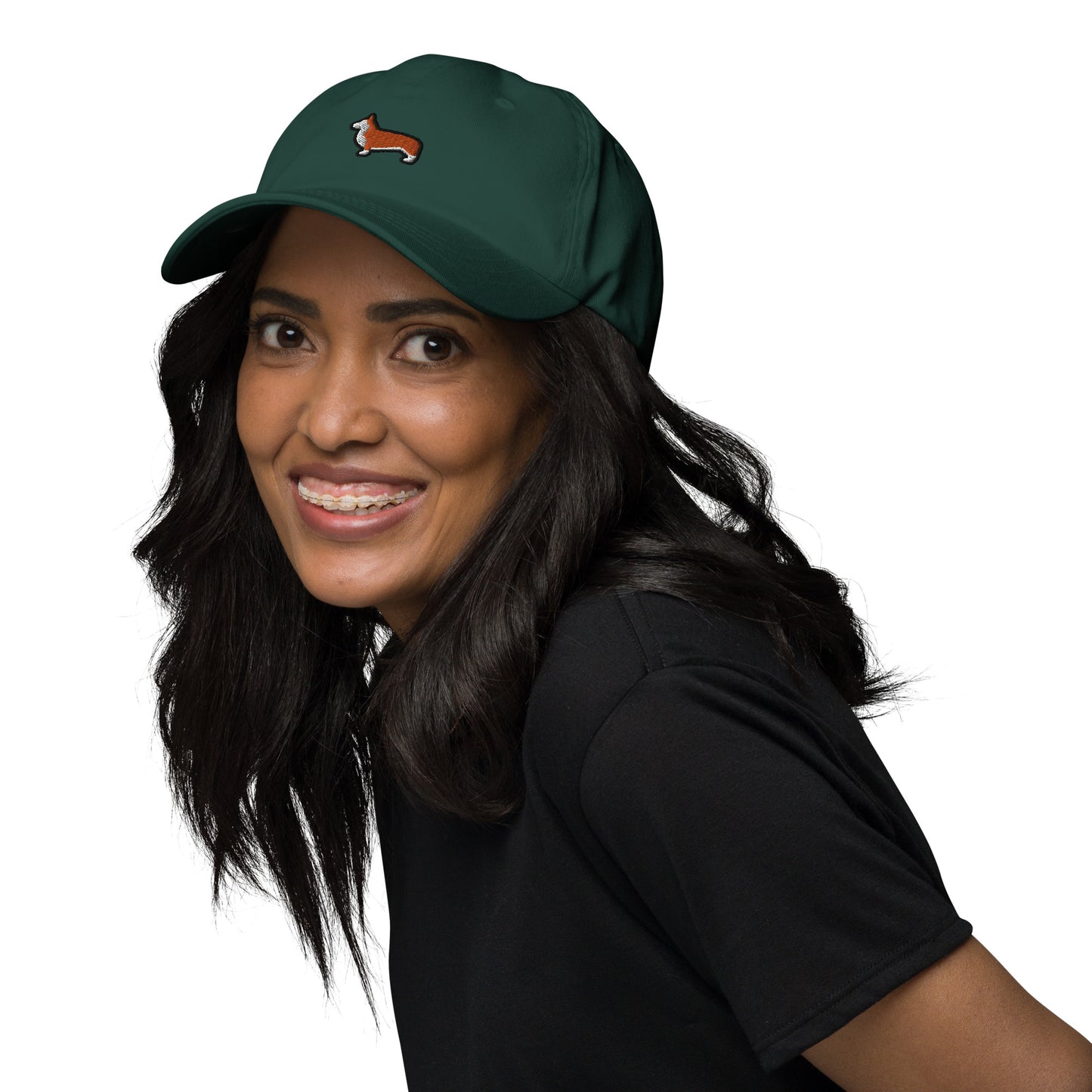 Corgi Dog Embroidered Baseball Cap