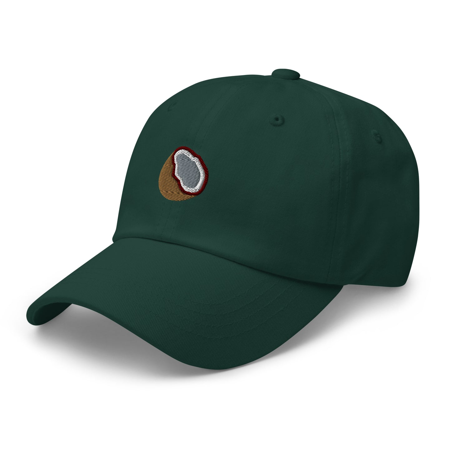 Coconut Embroidered Baseball Cap