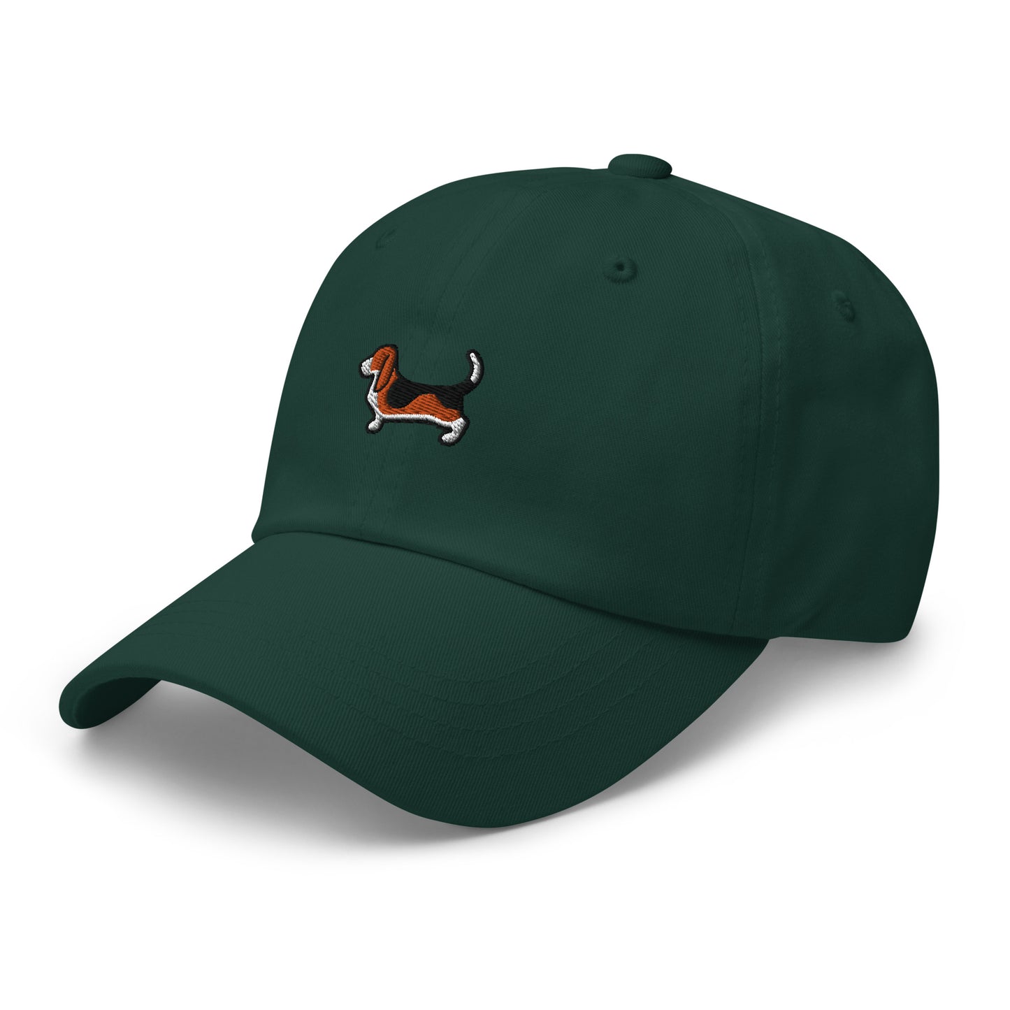 Basset Hound Dog Embroidered Baseball Cap