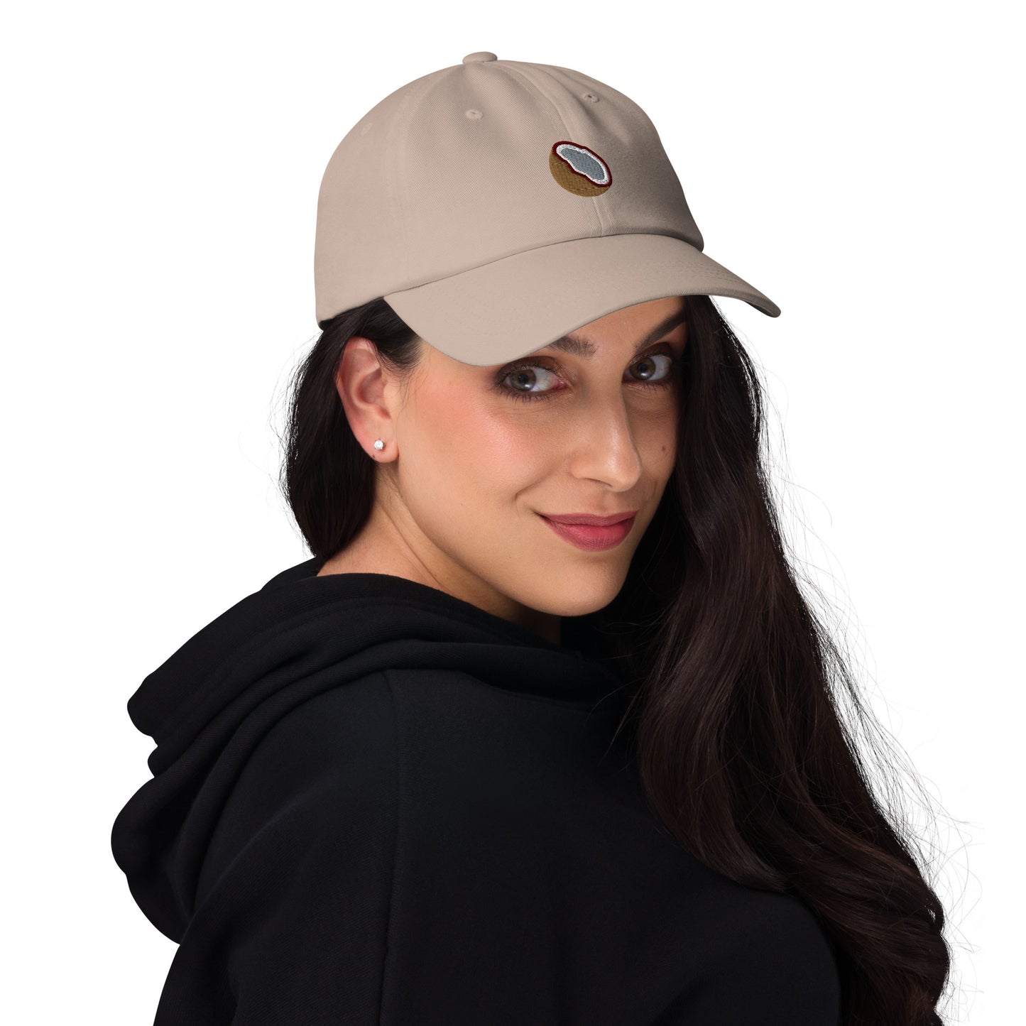 Coconut Embroidered Baseball Cap