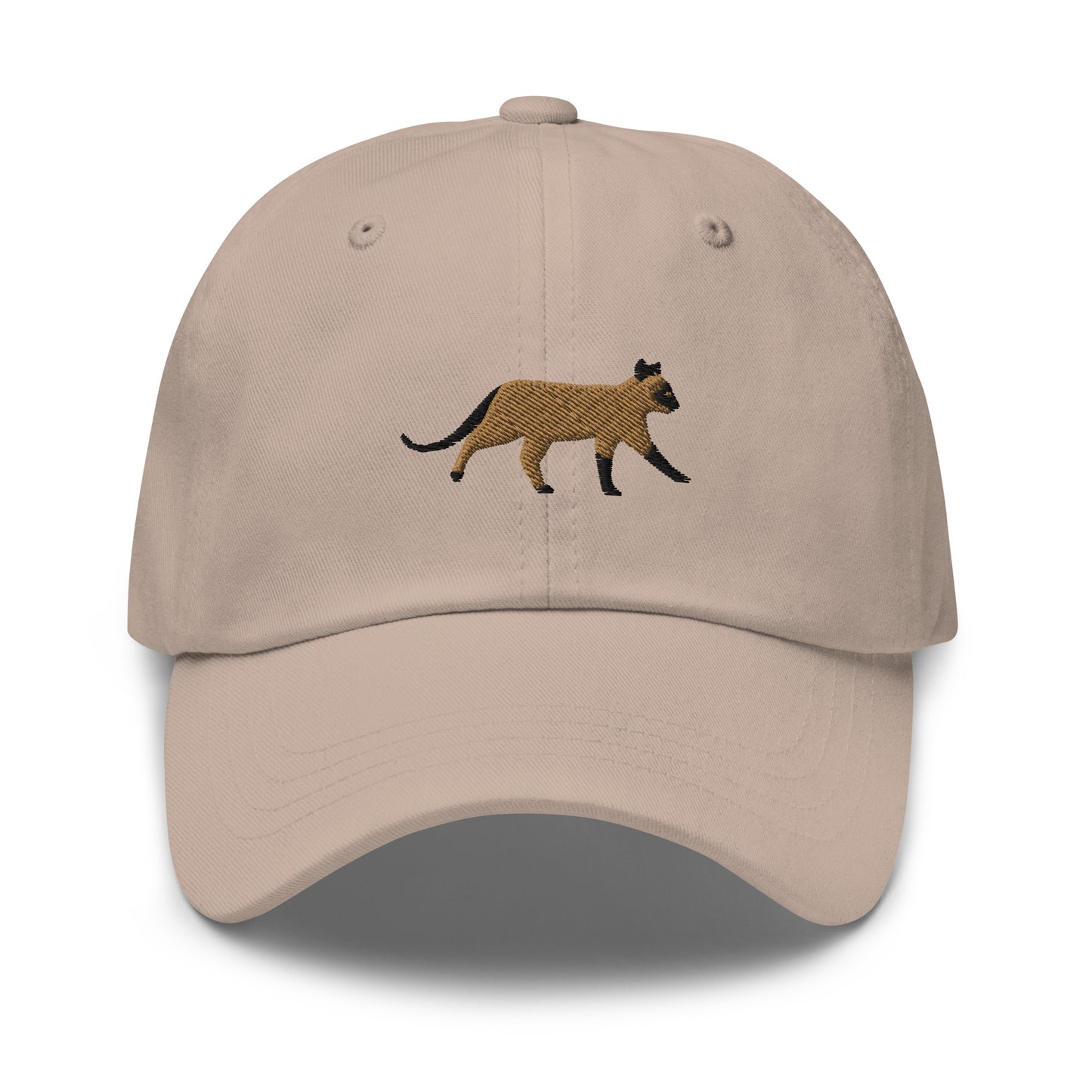 Siamese Cat Embroidered Baseball Cap