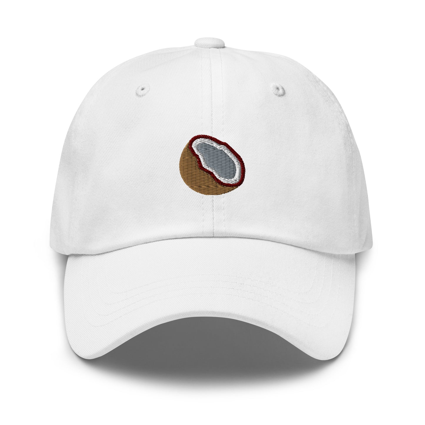 Coconut Embroidered Baseball Cap