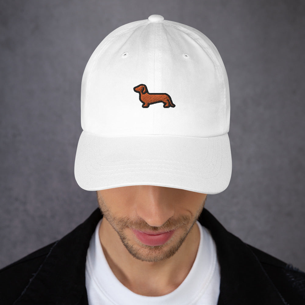 Dachshund Dog Embroidered Baseball Cap