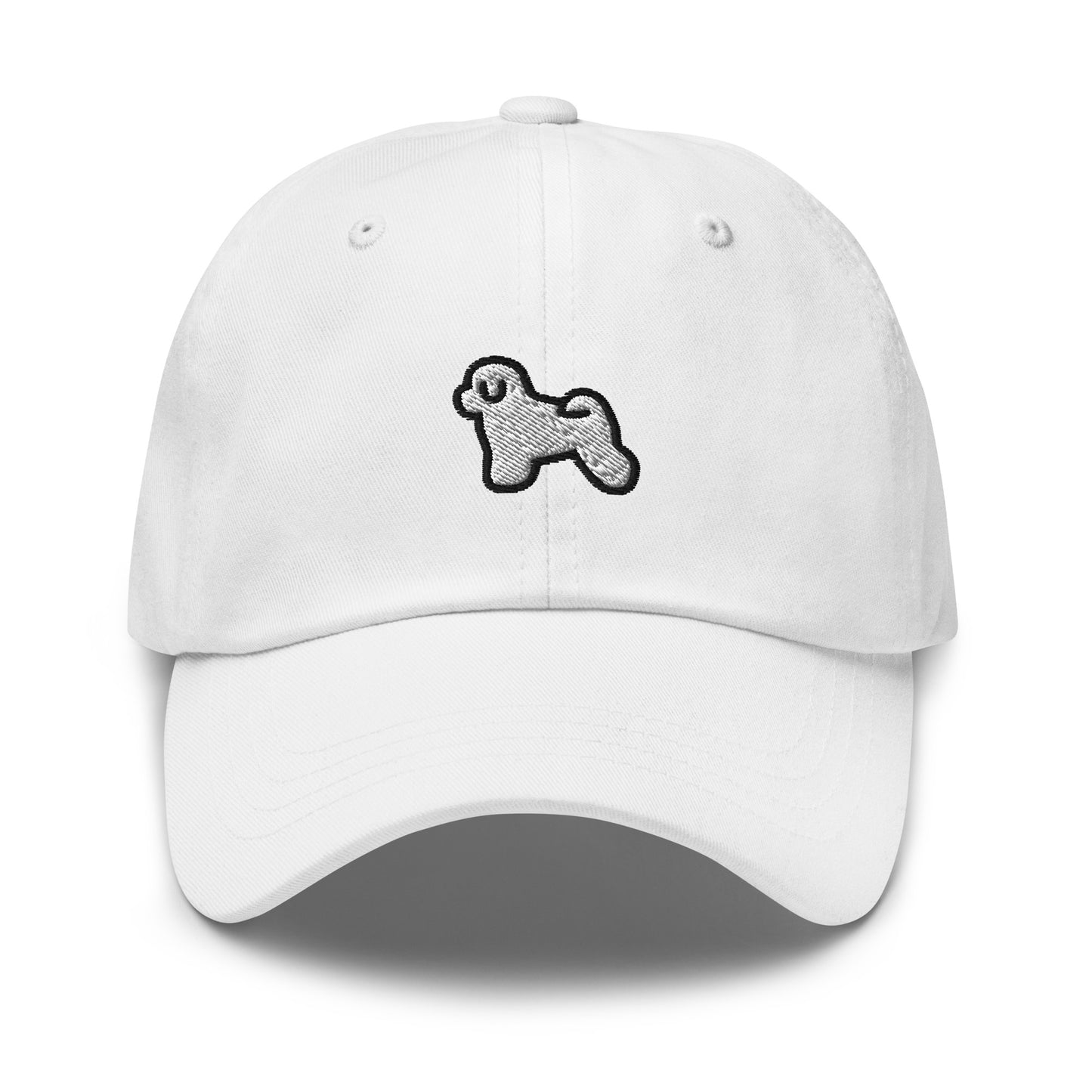 Bichon Frise Dog Embroidered Baseball Cap