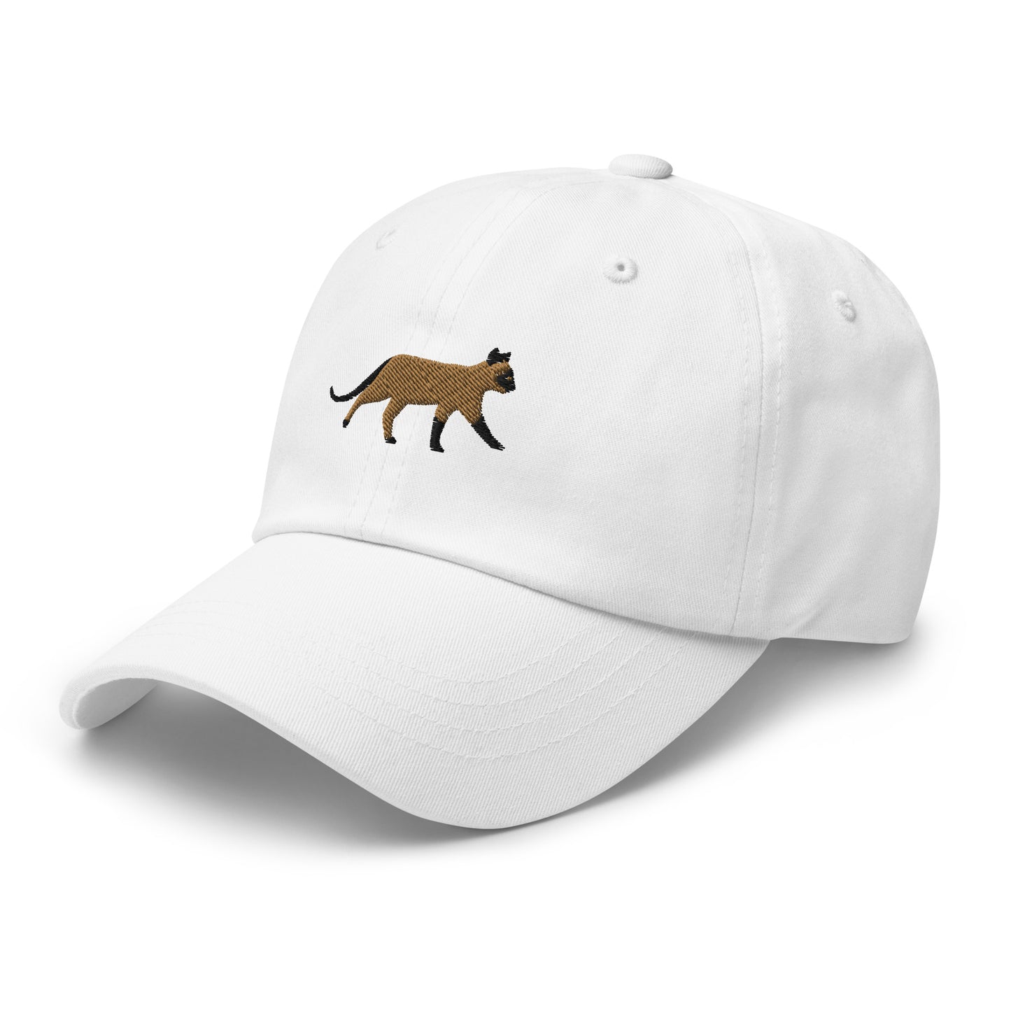 Siamese Cat Embroidered Baseball Cap