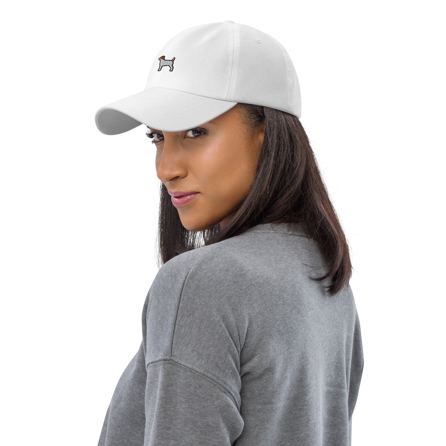 Jack Russell Terrier Dog Embroidered Baseball Cap