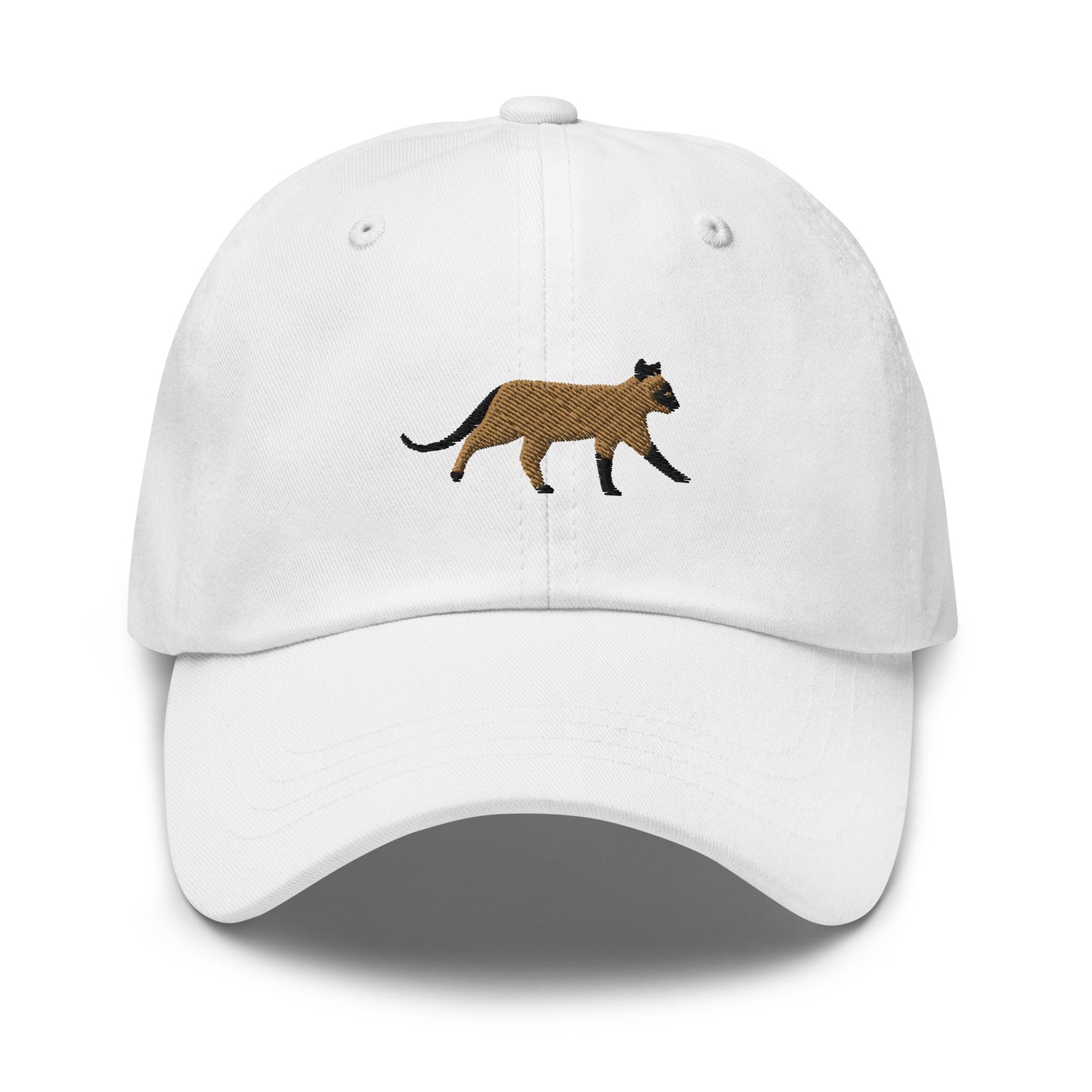 Siamese Cat Embroidered Baseball Cap