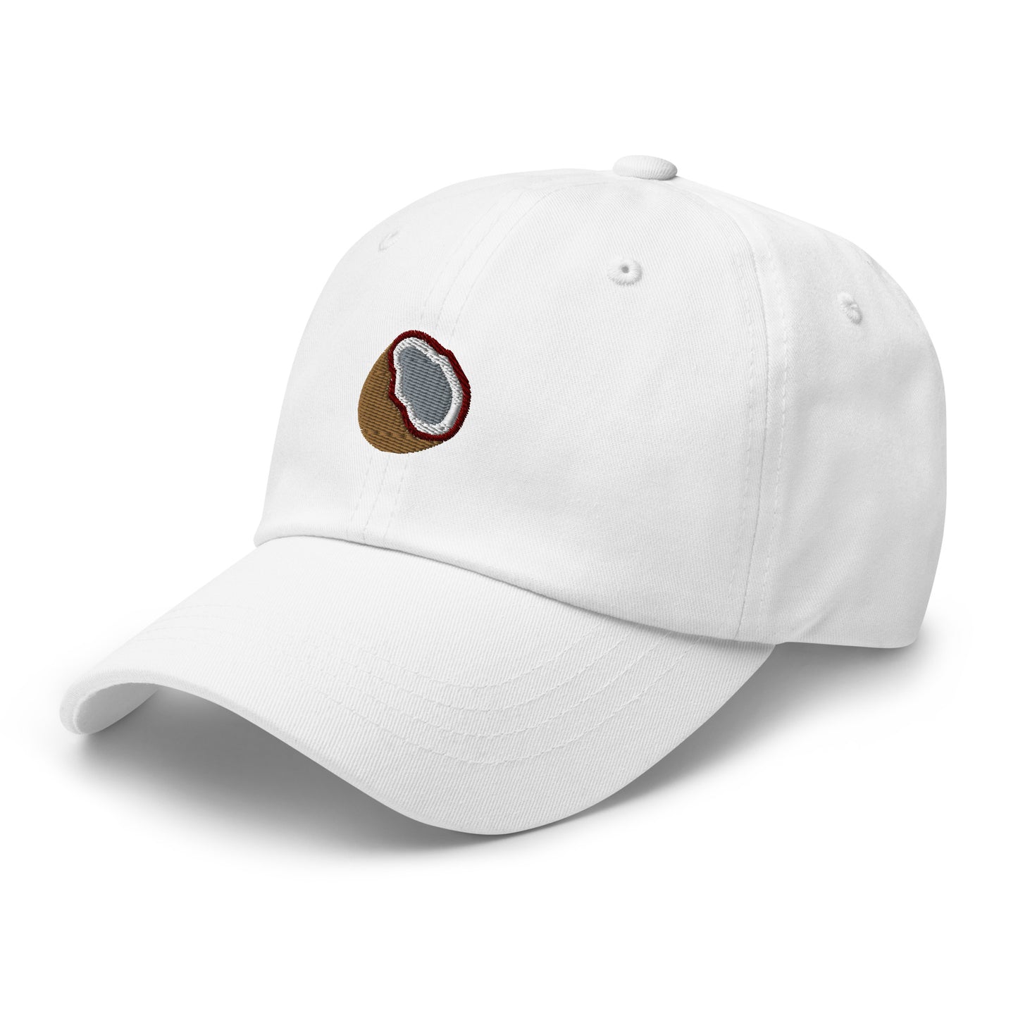 Coconut Embroidered Baseball Cap